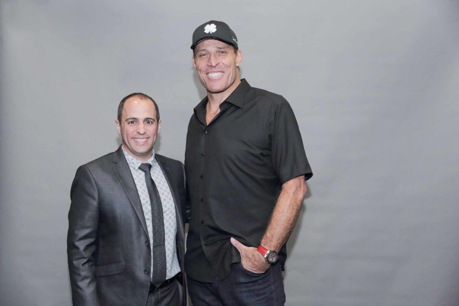 Adam Sarhan with Tony Robbins